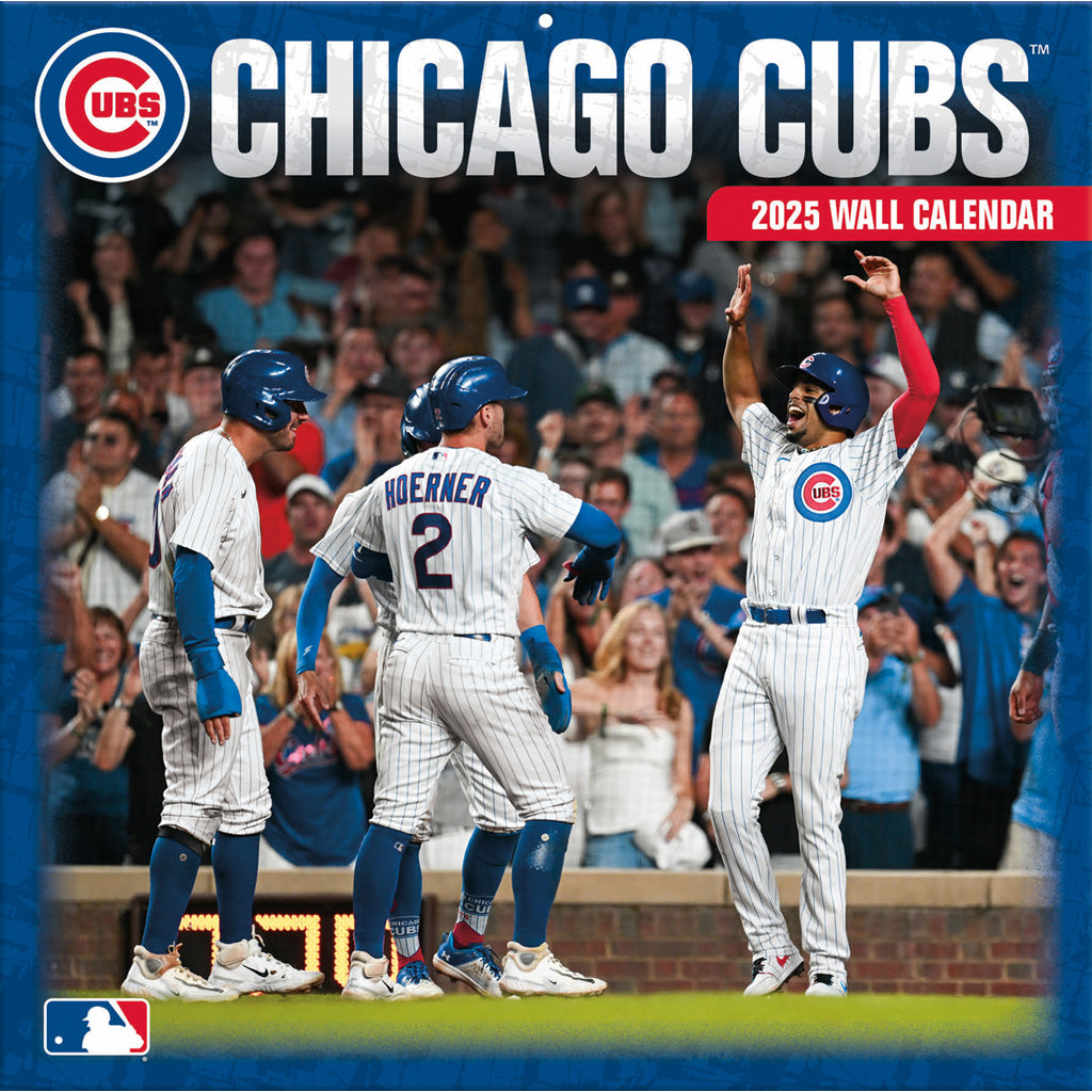 MLB Chicago Cubs 2024-2025 12&quot; x 12&quot; Team Wall Calendar