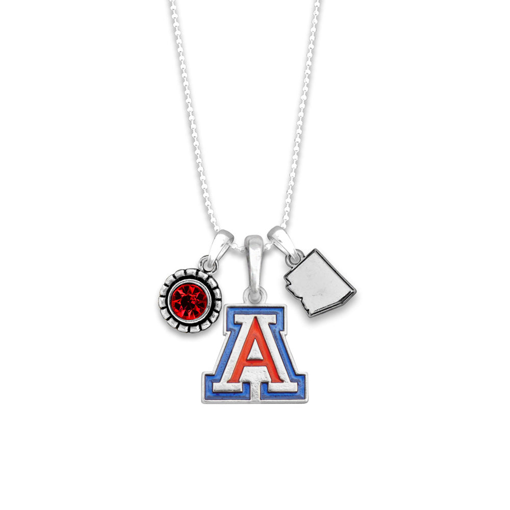 NCAA Arizona Wildcats Gentry USA Home Sweet School Necklace