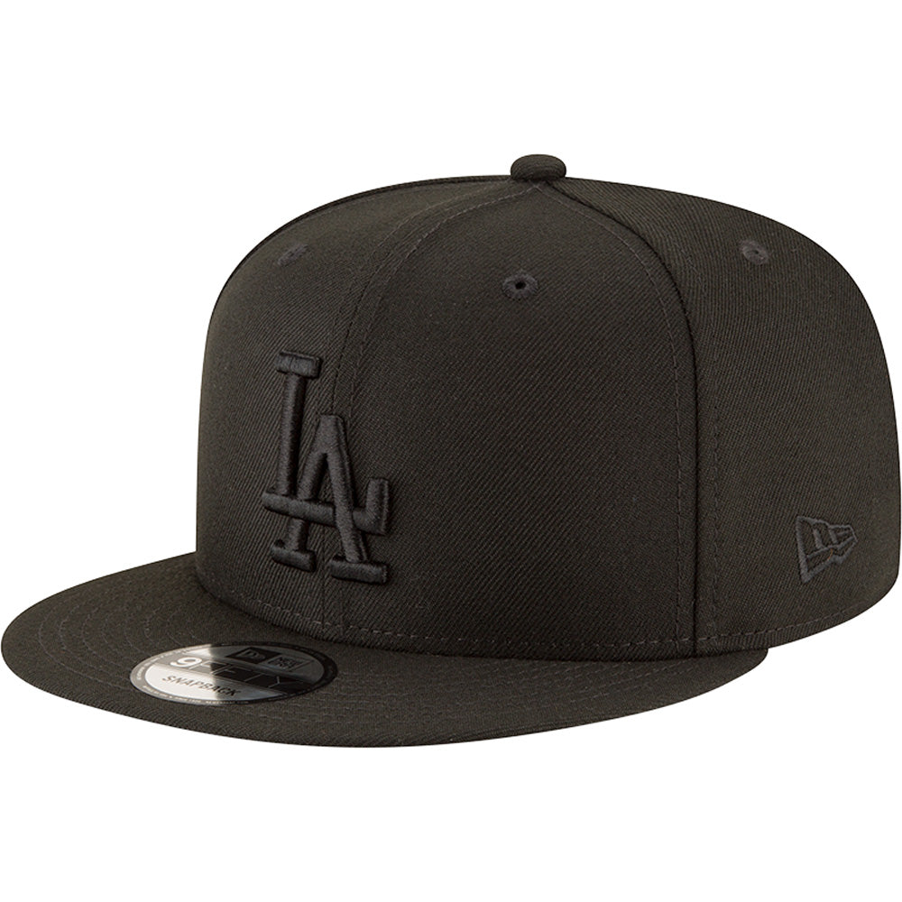 MLB Los Angeles Dodgers New Era Black on Black 9FIFTY Hat