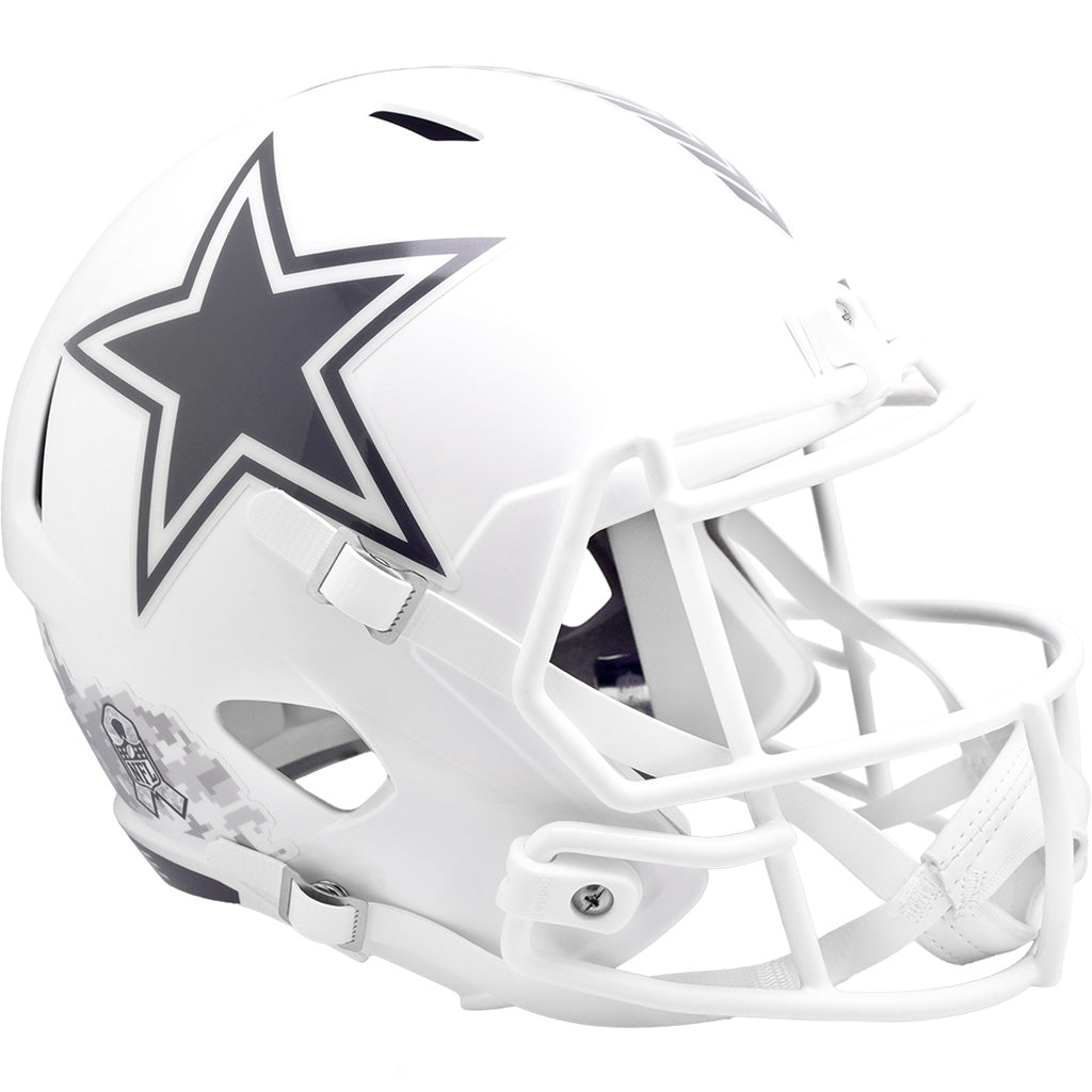 NFL Dallas Cowboys Riddell 2024 Salute to Service Replica Speed Helmet