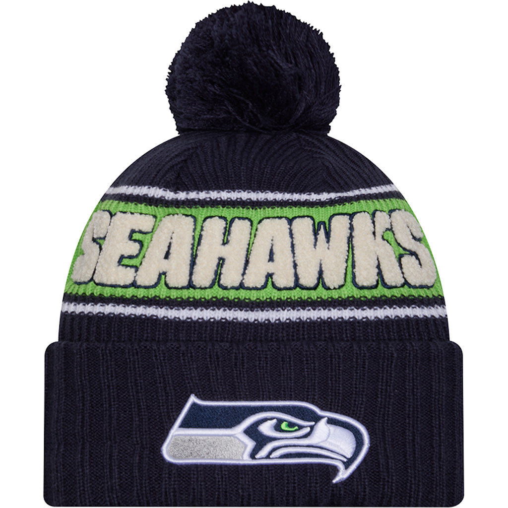 NFL Seattle Seahawks New Era 2024 Sideline Sport Knit Hat