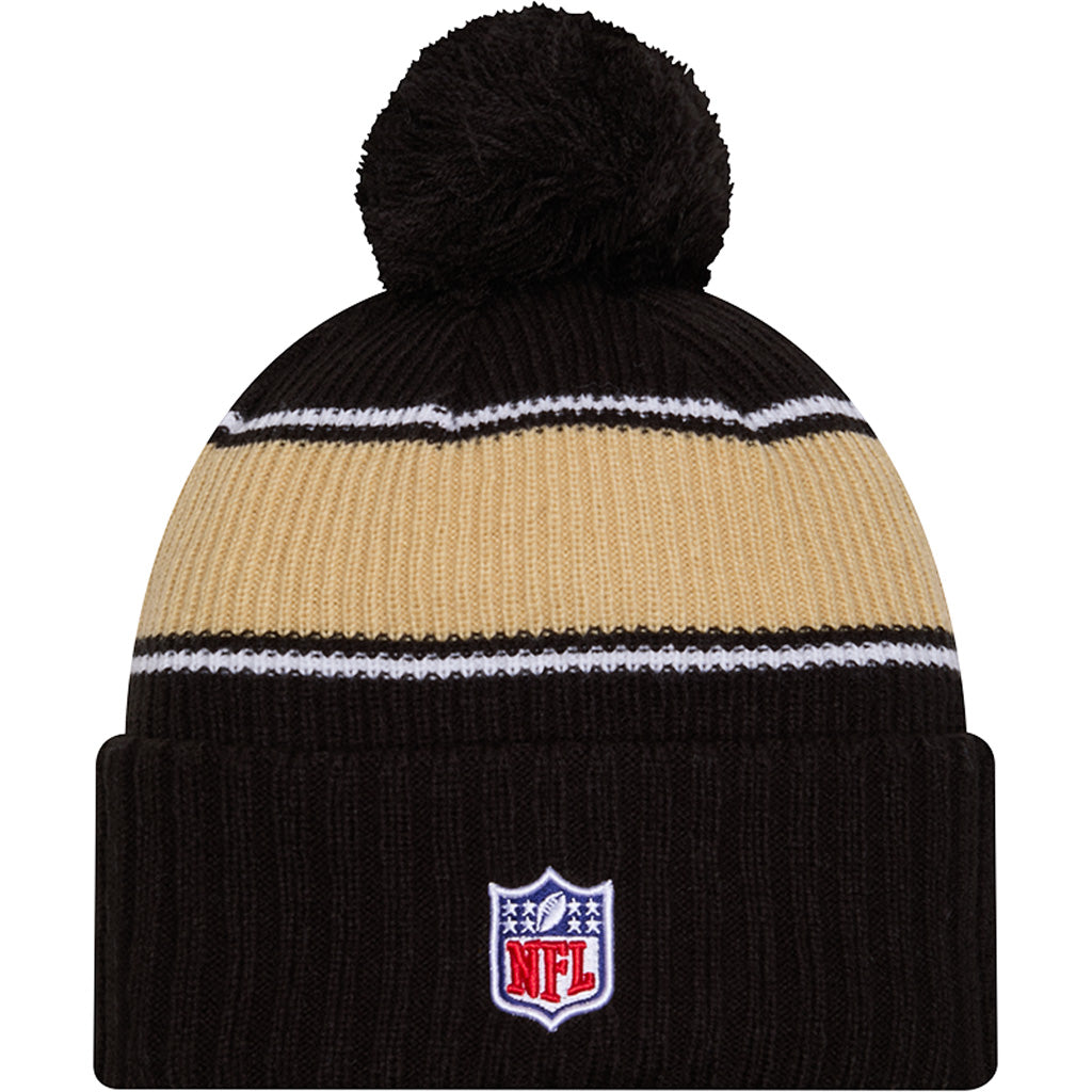 NFL New Orleans Saints New Era 2024 Sideline Sport Knit Hat