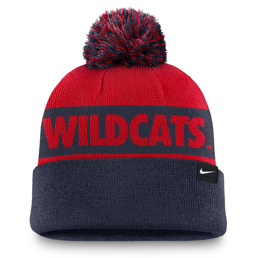 NCAA Arizona Wildcats Nike Peak Alternate Pom Knit Hat