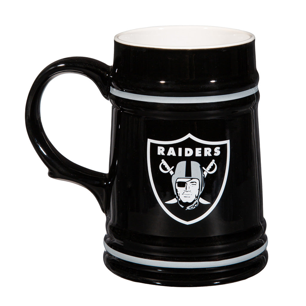 NFL Las Vegas Raiders Evergreen 24oz Ceramic Stein Cup