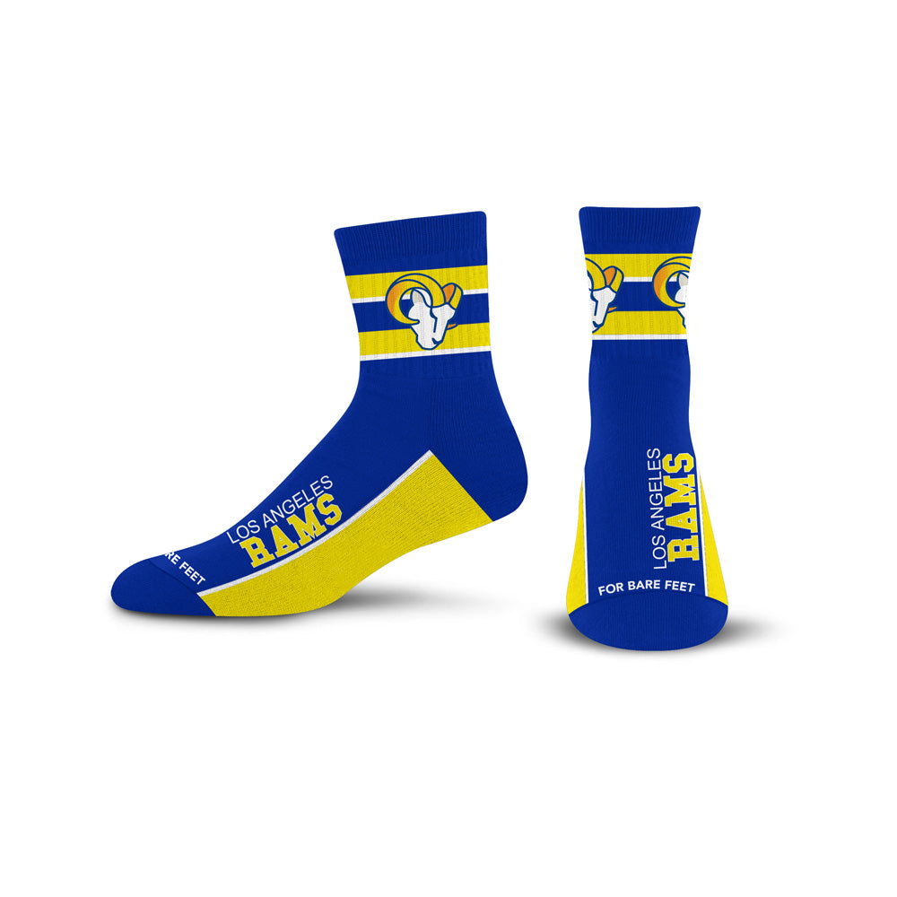 NFL Los Angeles Rams For Bare Feet Lil&#39; Deuce Ankle Socks