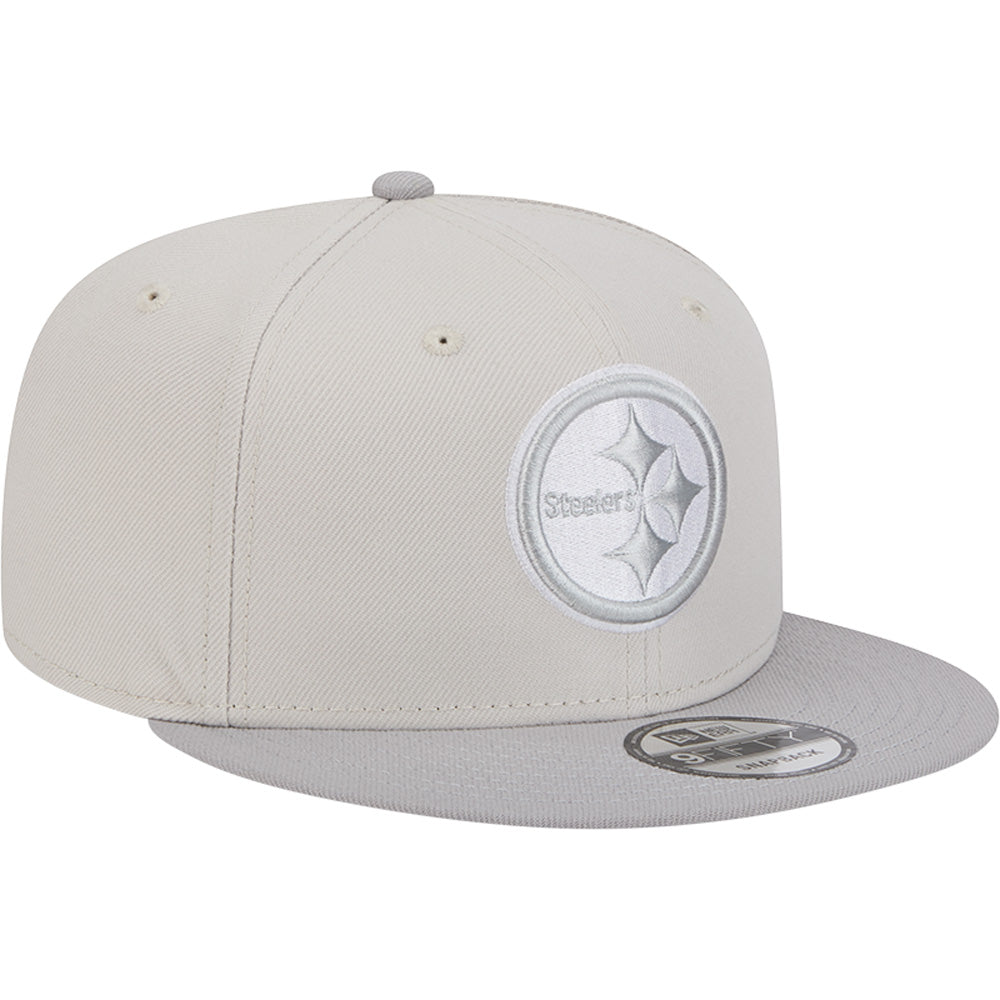 NFL Pittsburgh Steelers New Era Two-Tone Color Pack Overcast 9FIFTY Snapback