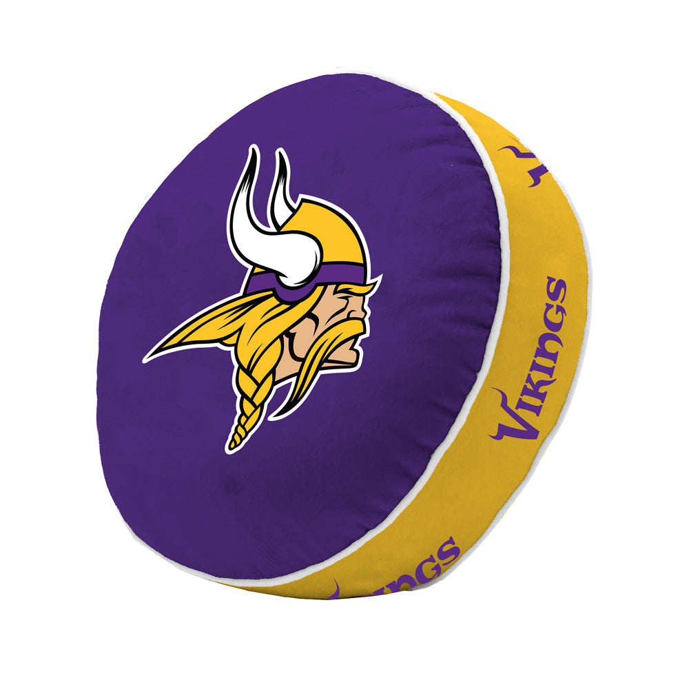 NFL Minnesota Vikings Logo Brands Puff Pillow