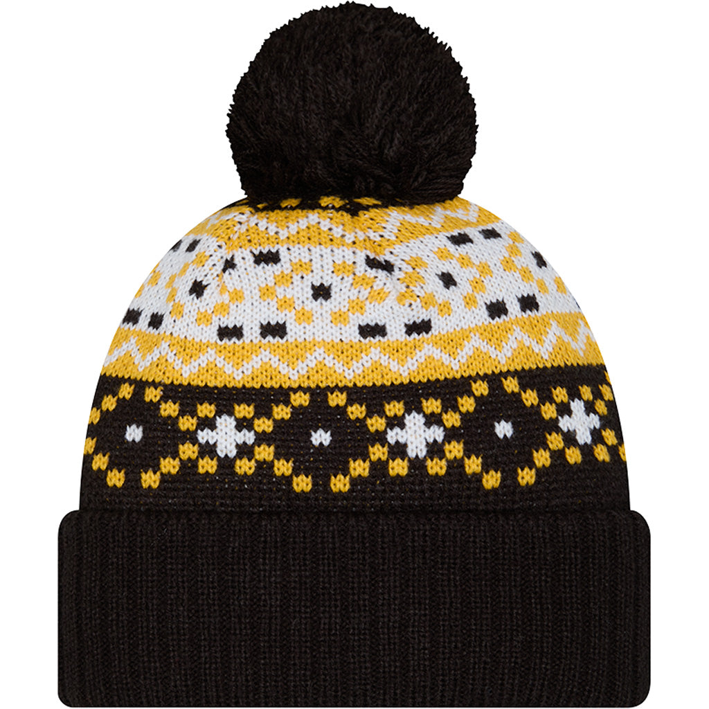 NFL Pittsburgh Steelers New Era Nostalgia Knit Hat