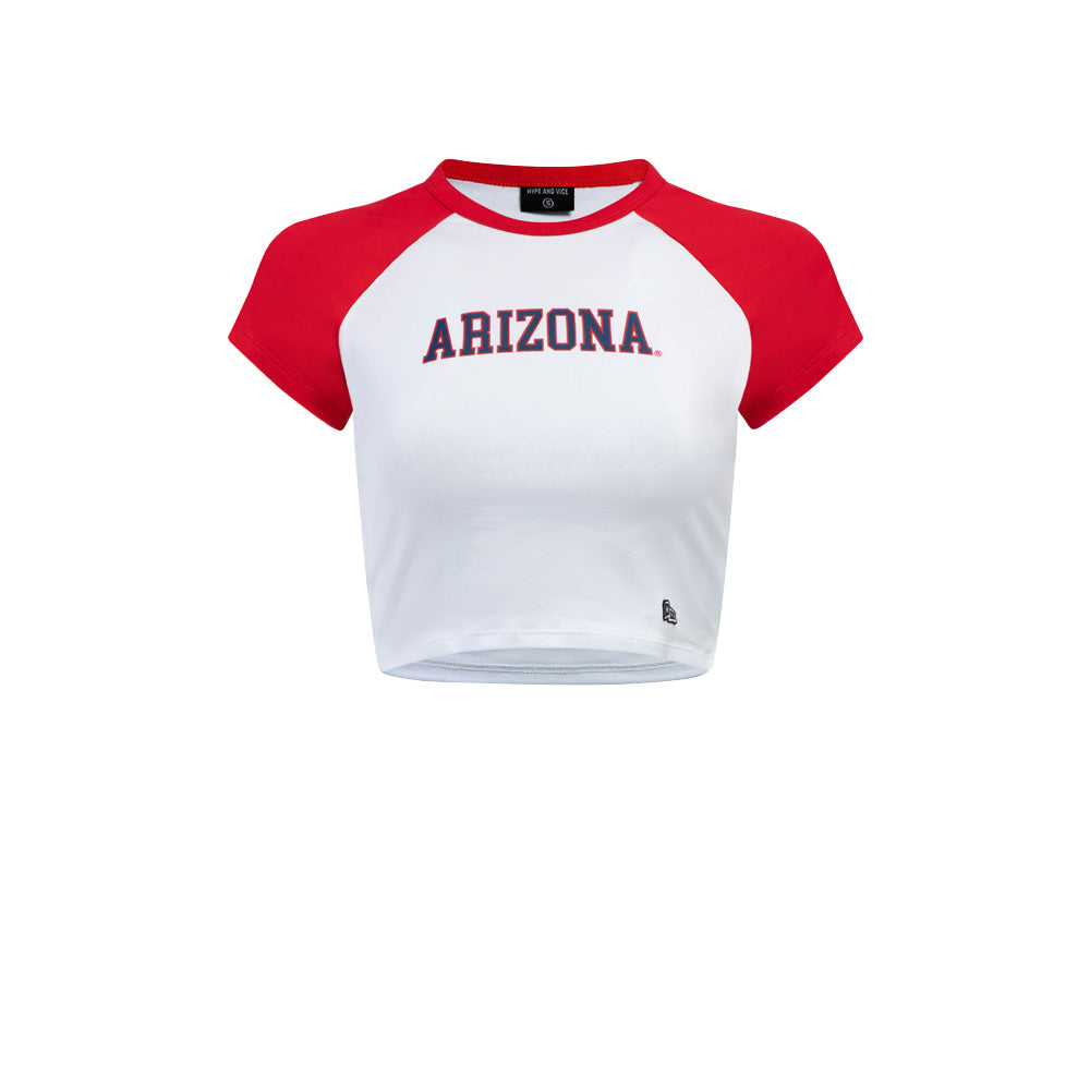 NCAA Arizona Wildcats Women&#39;s Hype &amp; Vice Homerun Tee