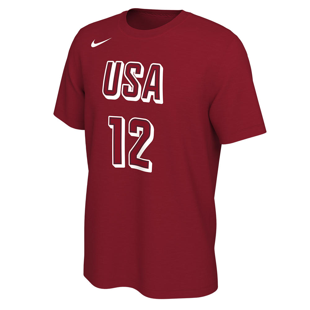 Team USA Diana Taurasi Nike 2024 Olympics Name &amp; Number Tee