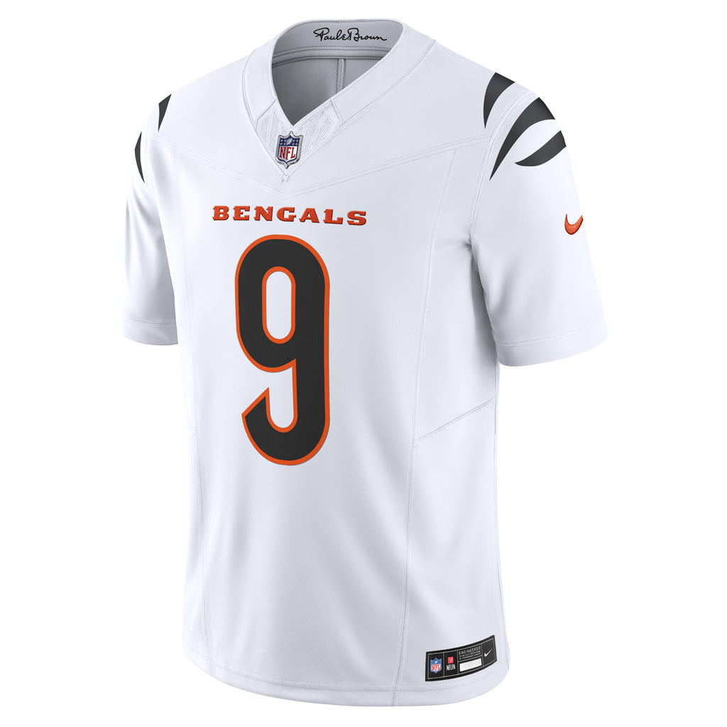 NFL Cincinnati Bengals Joe Burrow Nike 2024 Road Vapor F.U.S.E. Limited Jersey