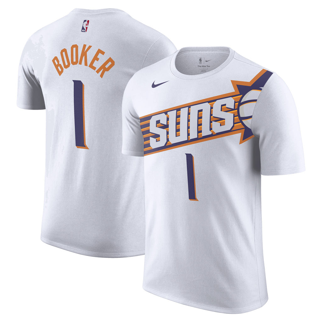 NBA Phoenix Suns Devin Booker Nike Association Name &amp; Number Tee