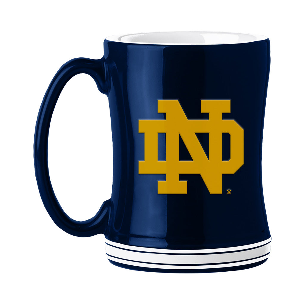 NCAA Notre Dame Fighting Irish Logo Brands Relief Mug