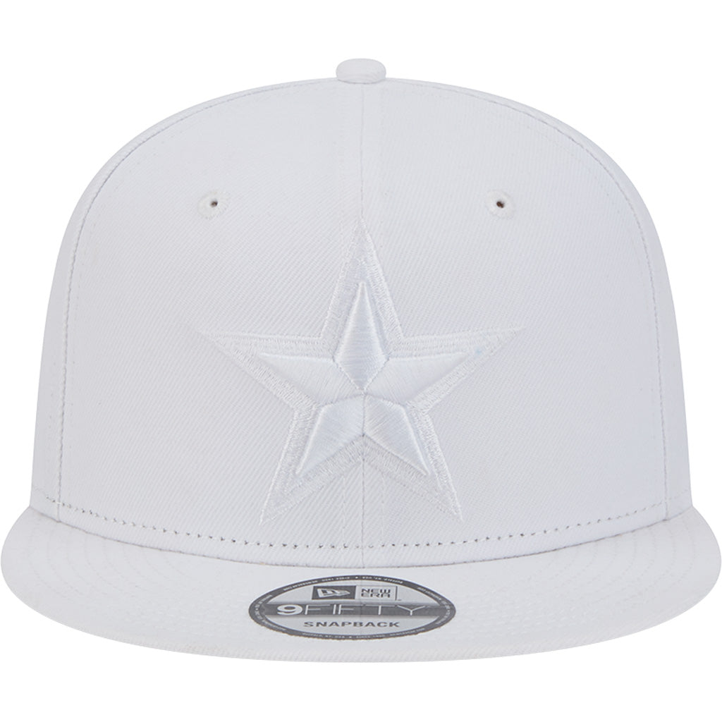 NFL Dallas Cowboys New Era White on White 9FIFTY Snapback Hat