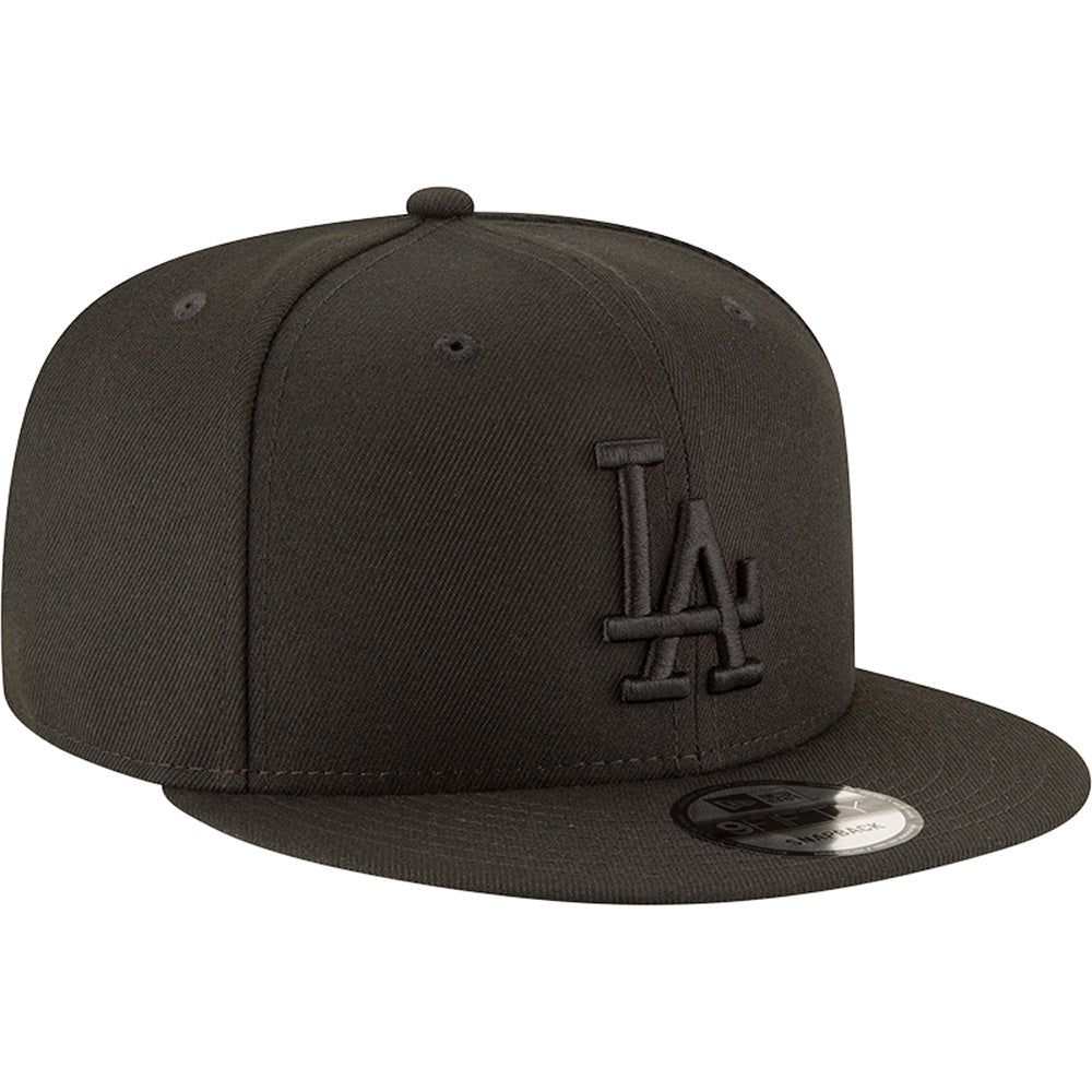 MLB Los Angeles Dodgers New Era Black on Black 9FIFTY Hat