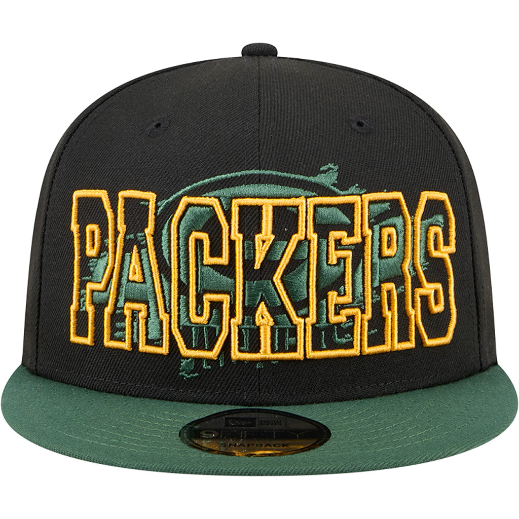 NFL Green Bay Packers New Era Splatter 9FIFTY Snapback Hat