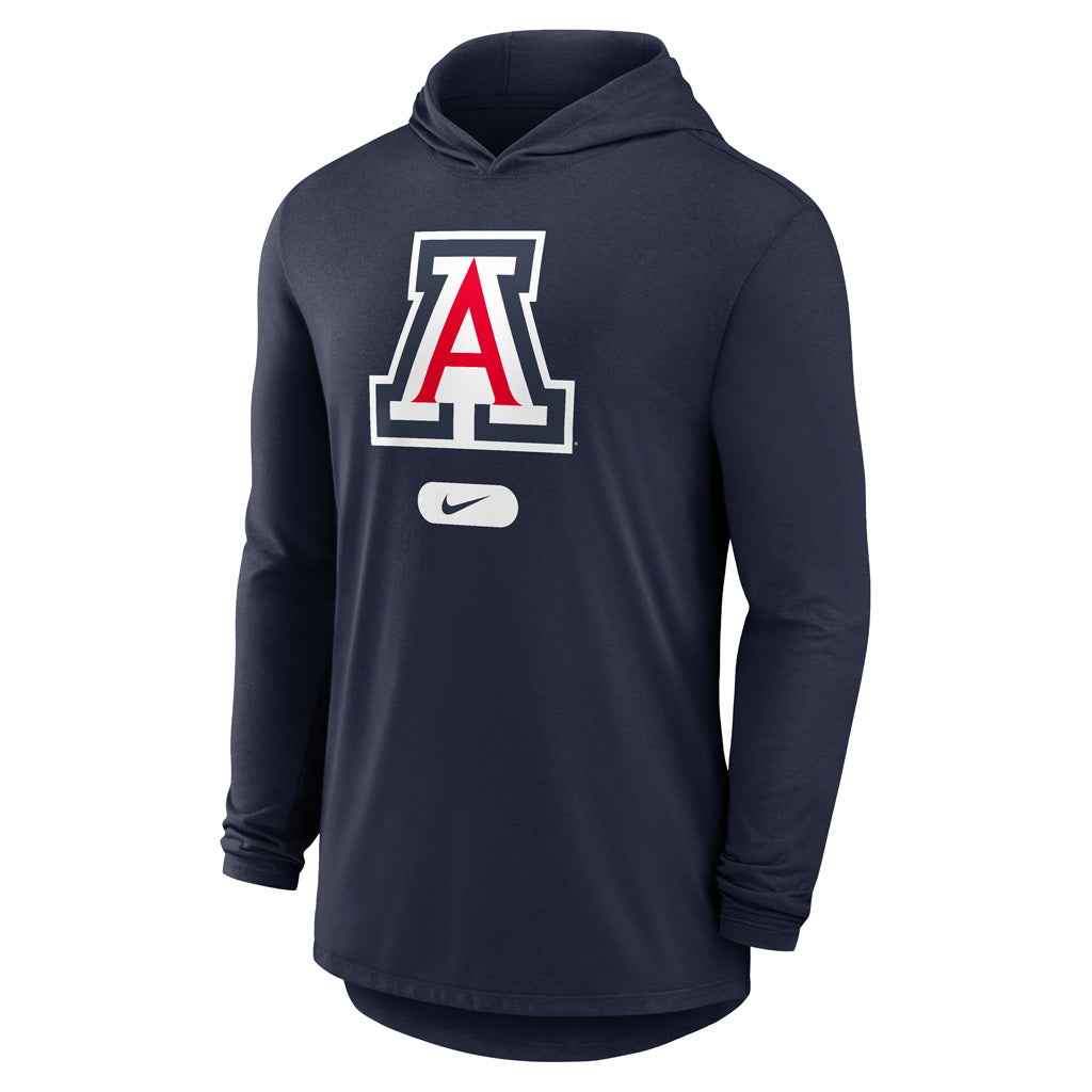 NCAA Arizona Wildcats Nike Primary Logo Lightweight Hoodie - Navy