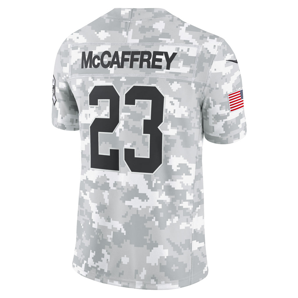 NFL San Francisco 49ers Christian McCaffrey Nike 2024 Salute to Service Limited Jersey