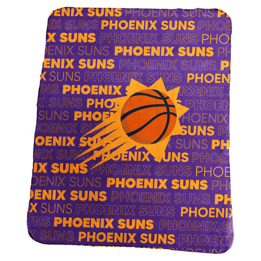 NBA Phoenix Suns Logo Brands 50x60 Classic Fleece Blanket