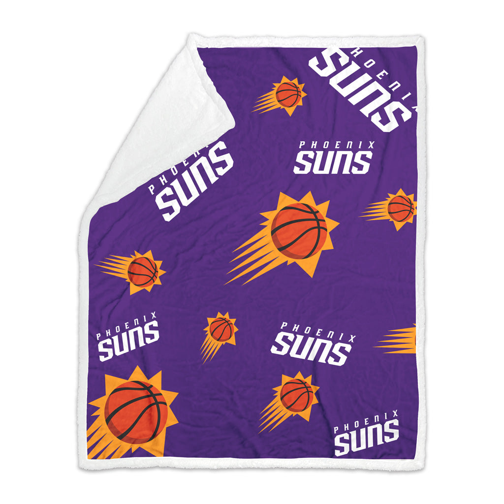 NBA Phoenix Suns Logo Brands 50x60 Sherpa