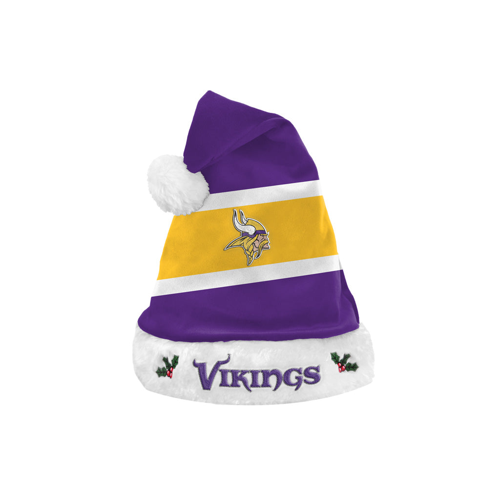 NFL Minnesota Vikings FOCO Basic Santa Hat