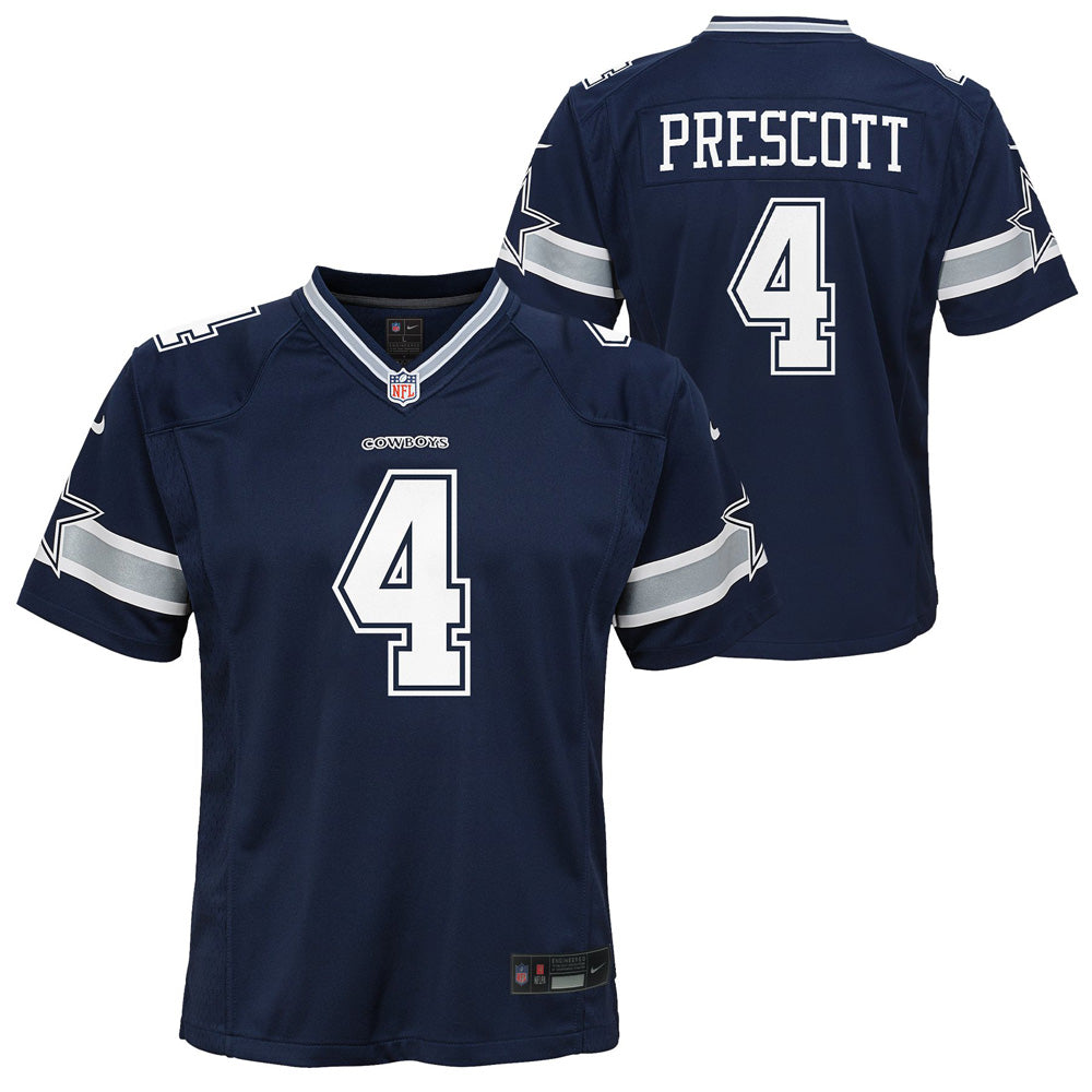 NFL Dallas Cowboys Dak Prescott Youth Nike Home Game Jersey