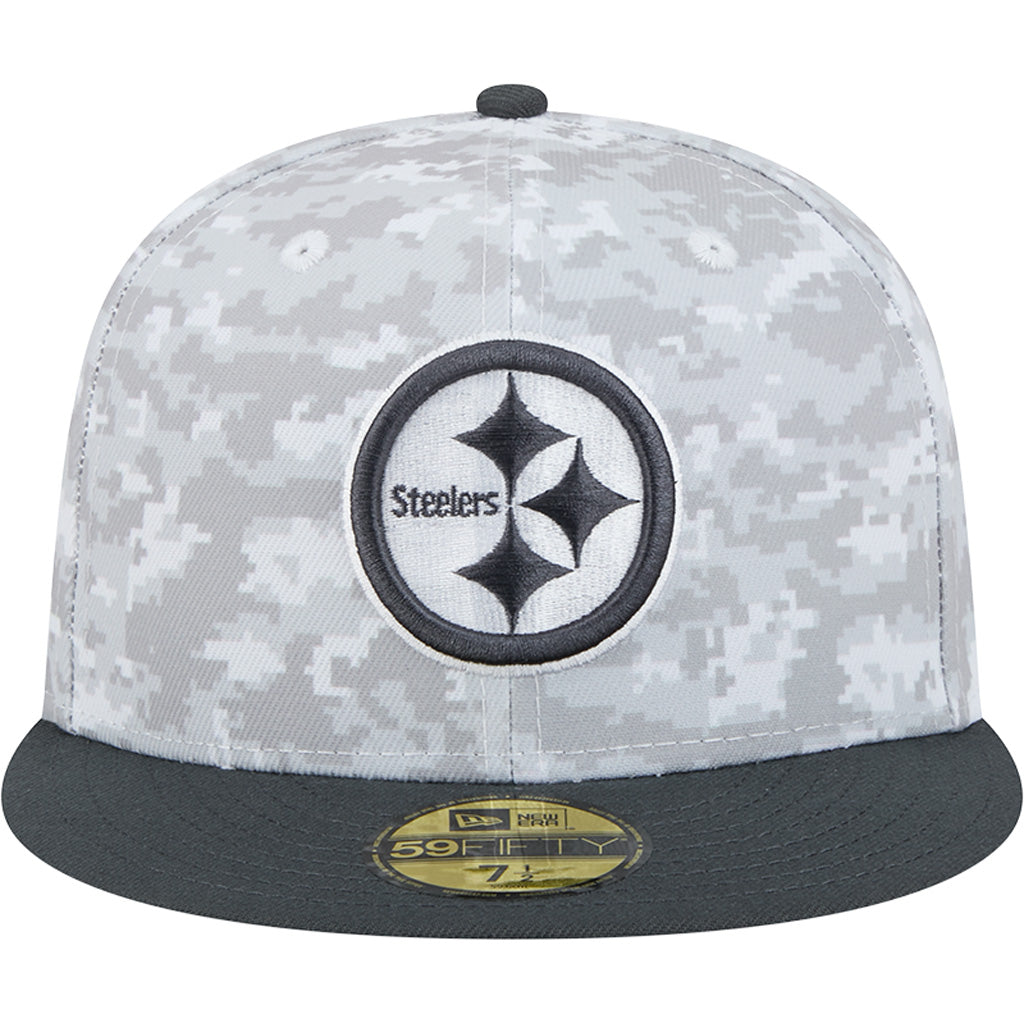 NFL Pittsburgh Steelers New Era 2024 Salute to Service 59FIFTY Fitted Hat