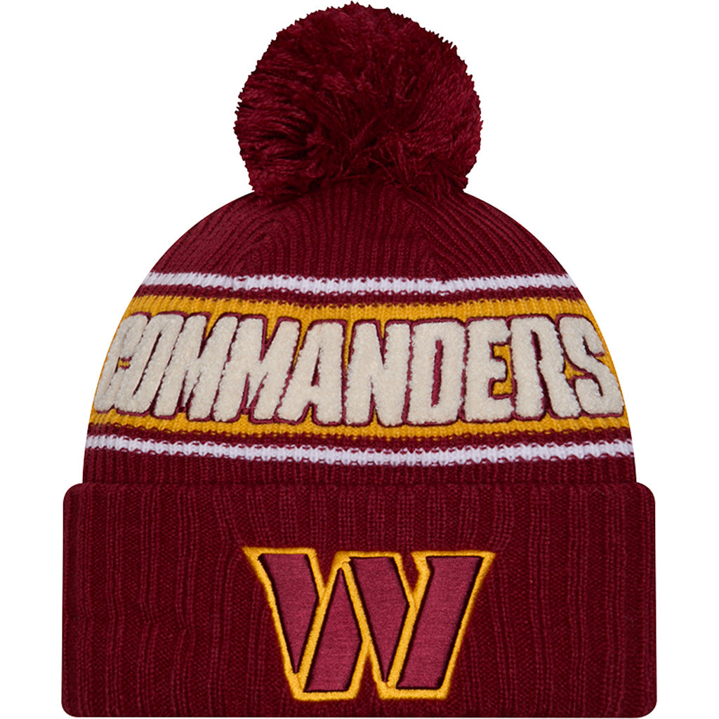 NFL Washington Commanders New Era 2024 Sideline Sport Knit Hat