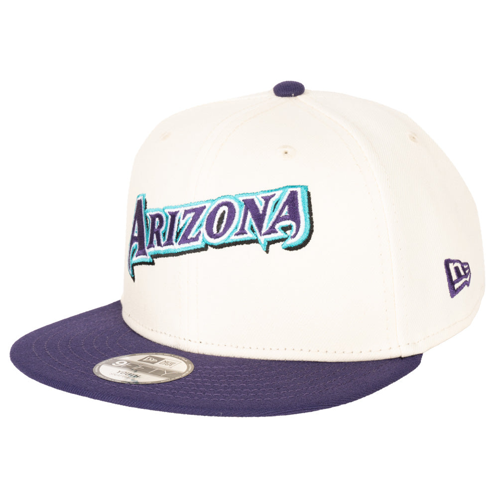 MLB Arizona Diamondbacks Youth New Era Cooperstown Cream 9FIFTY Snapback