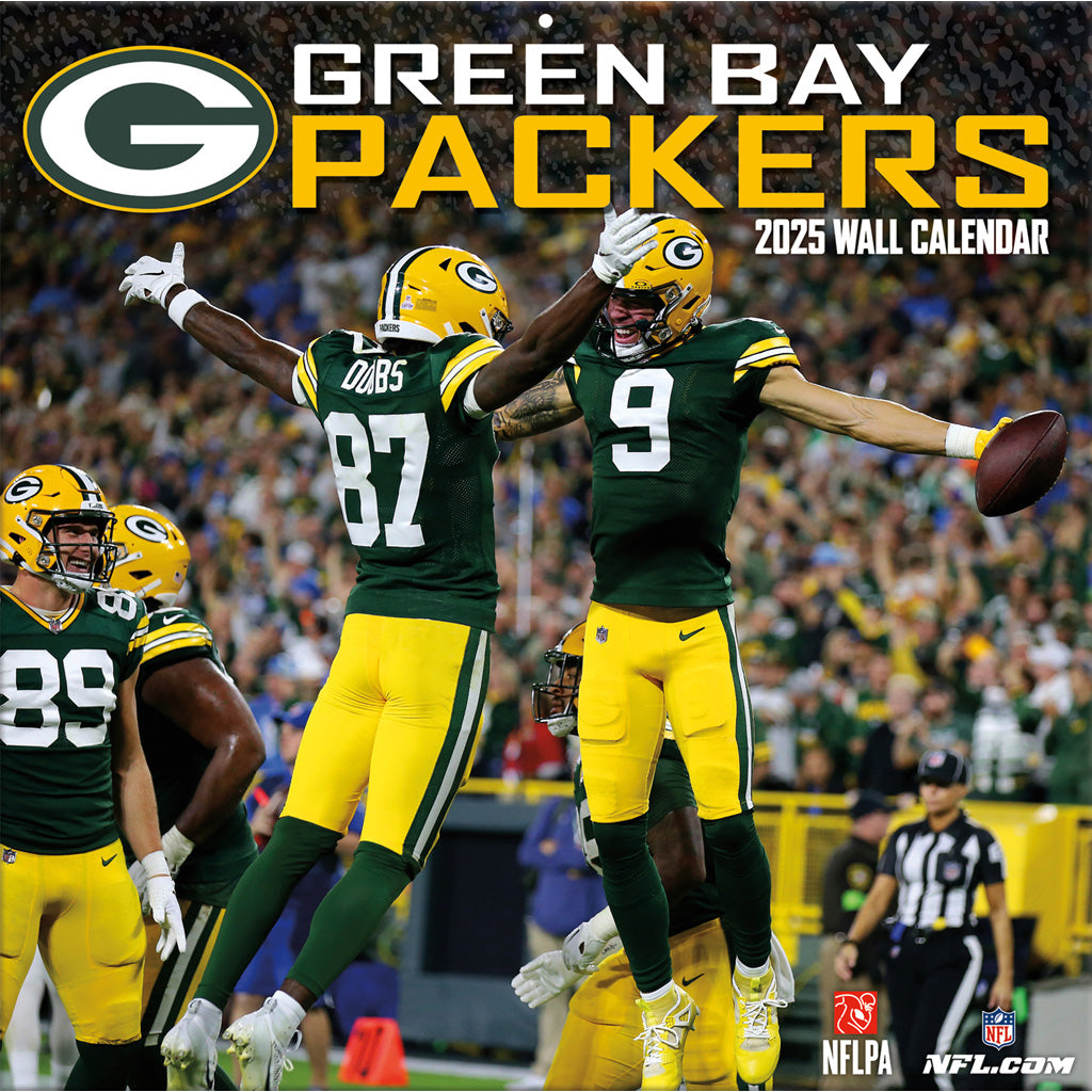 NFL Green Bay Packers 2024-2025 12&quot; x 12&quot; Team Wall Calendar