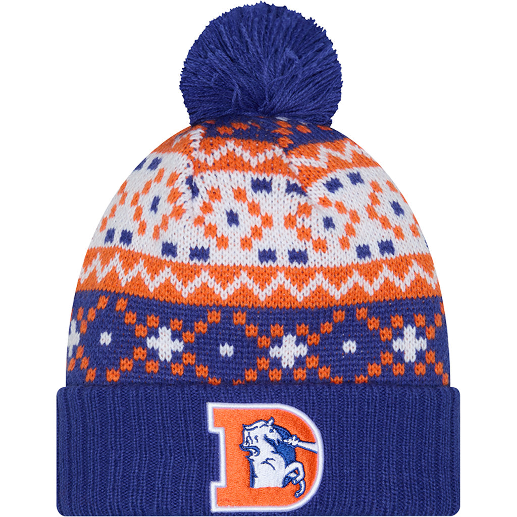 NFL Denver Broncos New Era Nostalgia Knit Hat