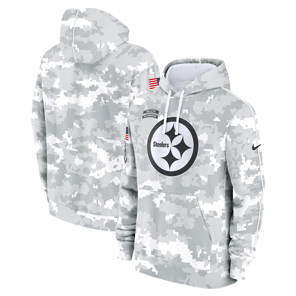 NFL Pittsburgh Steelers Nike 2024 Salute to Service Club Hoodie