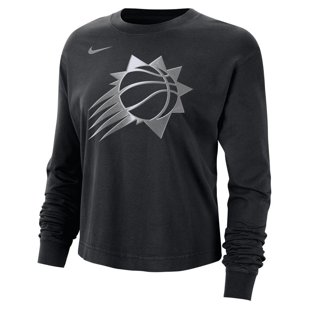 NBA Phoenix Suns Women&#39;s Nike Shine Boxy Long Sleeve T-Shirt