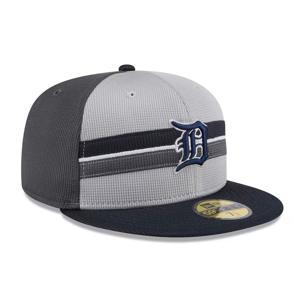 MLB Detroit Tigers New Era 2025 Graphite Batting Practice 59FIFTY Fitted Hat - Graphite