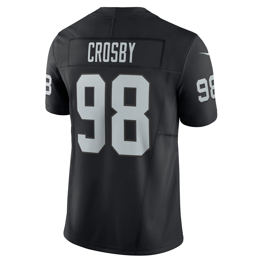 NFL Las Vegas Raiders Maxx Crosby Nike 2023/24 Alternate Vapor F.U.S.E. Limited Jersey