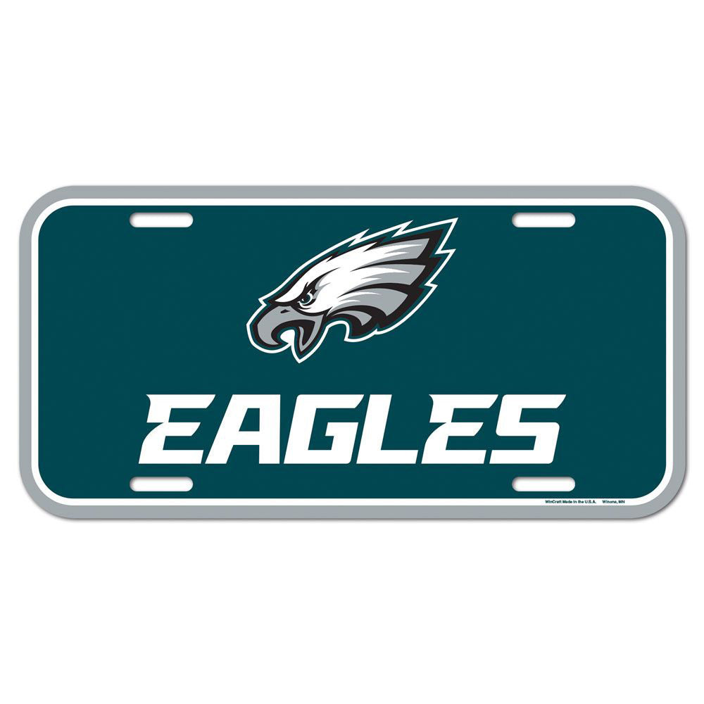 NFL Philadelphia Eagles WinCraft Logo Plastic License Plate