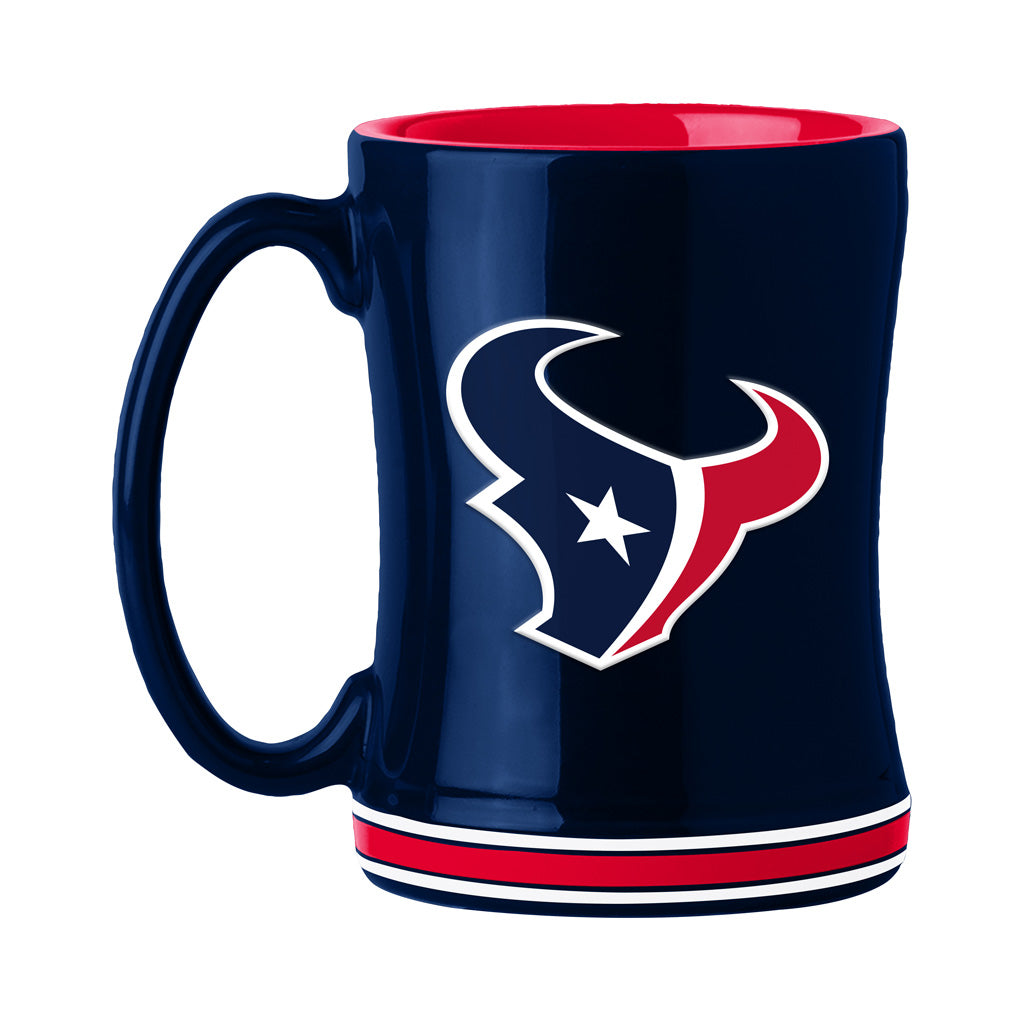 NFL Houston Texans Logo Brands Relief Mug