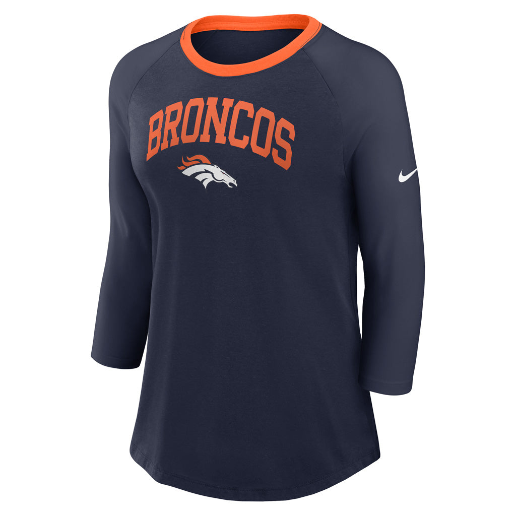 NFL Denver Broncos Women&#39;s Nike Fashion 3/4 Sleeve Tee