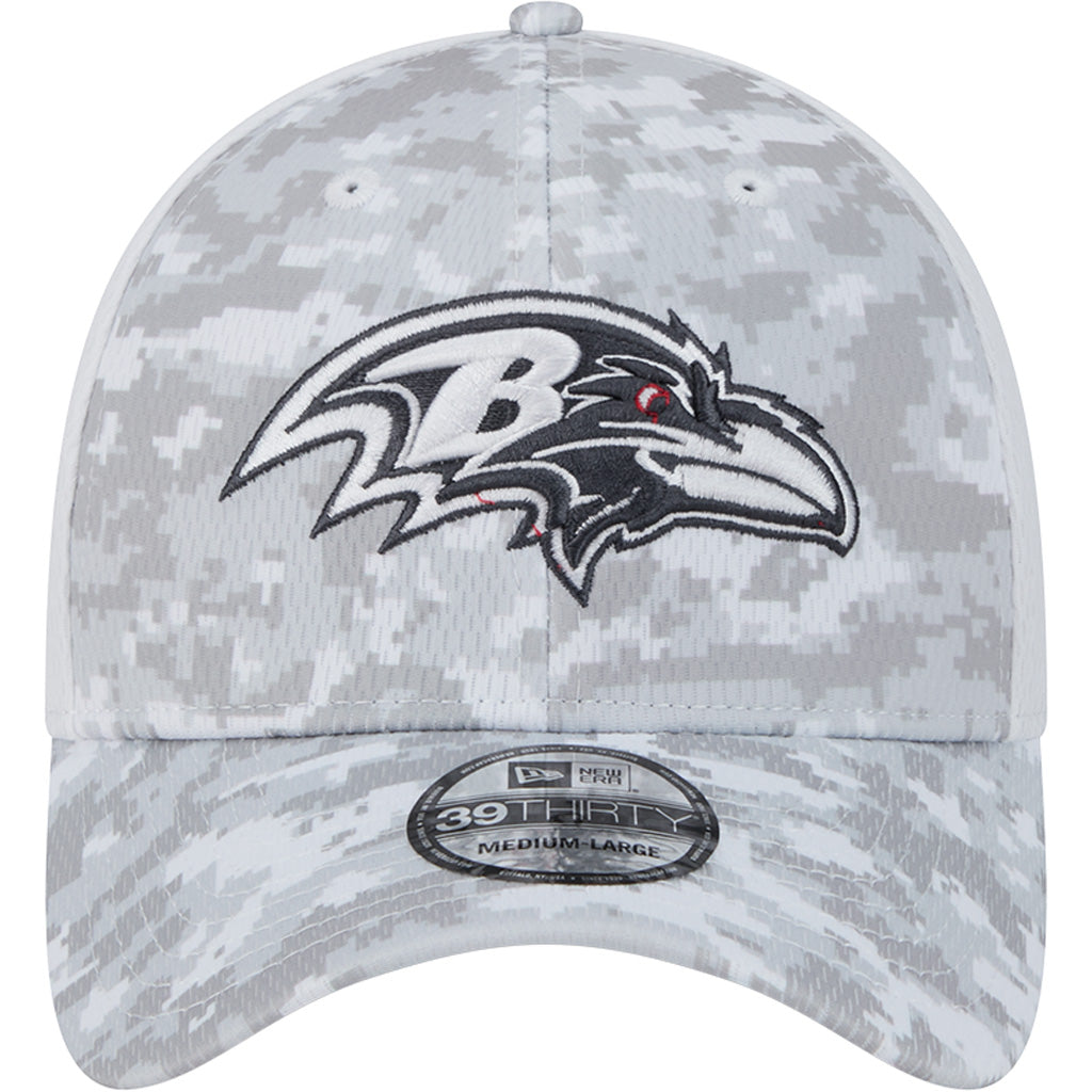 NFL Baltimore Ravens New Era 2024 Salute to Service 39THIRTY Flex Fit Hat