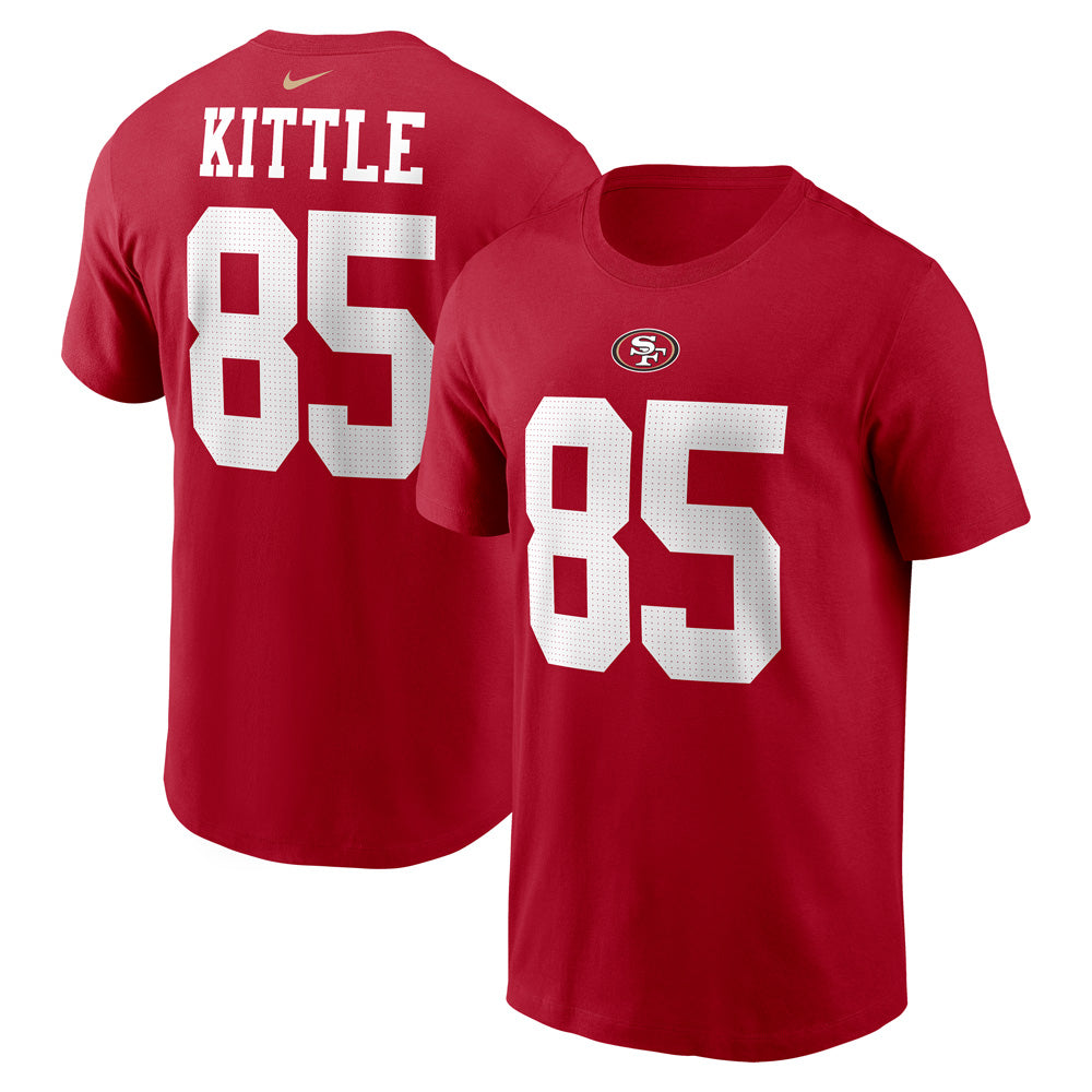 NFL San Francisco 49ers George Kittle Nike Player Pride Name &amp; Number T - Shirt -  Red