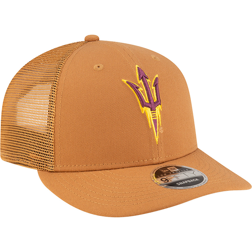 NCAA Arizona State Sun Devils Bronze Low Profile 9FIFTY Snapback Hat - Bronze