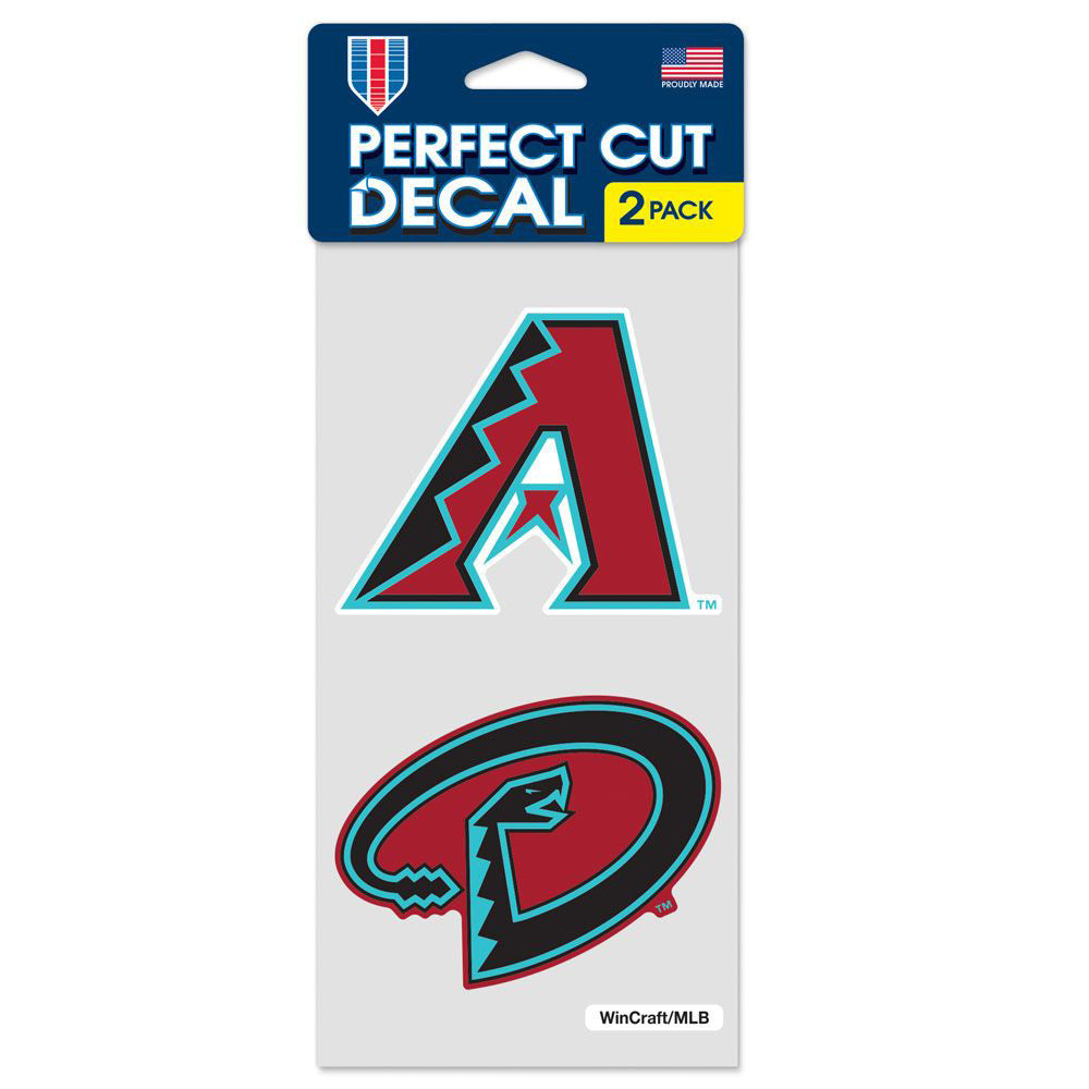 MLB Arizona Diamondbacks WinCraft 4&quot; x 8&quot; Slogan Decal Pack