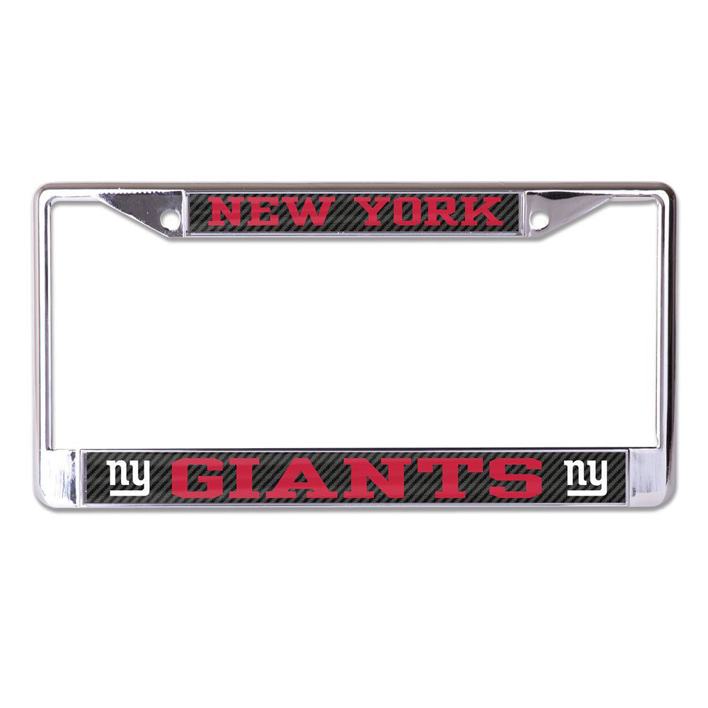 NFL New York Giants WinCraft Carbon License Plate Frame