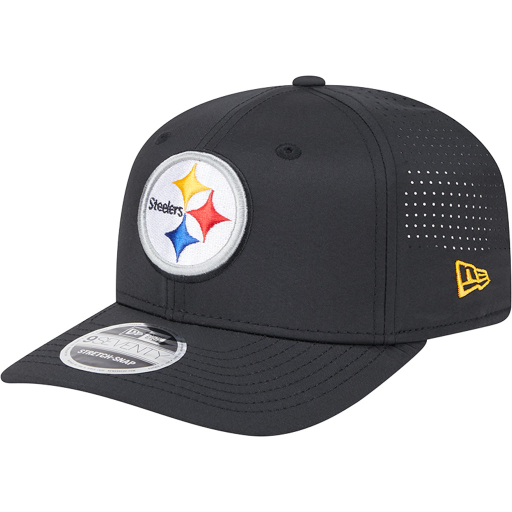 NFL Pittsburgh Steelers New Era Perform 9SEVENTY Stretch Snapback Hat