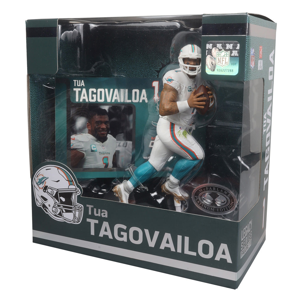 NFL Miami Dolphins Tua Tagovailoa McFarlane 7&quot; Platinum Collectible Figure