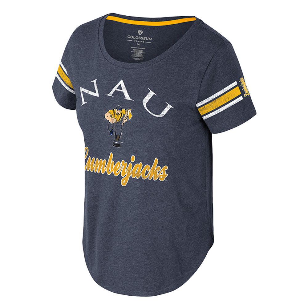 NCAA Northern Arizona Lumberjacks Women&#39;s Colosseum Lovemore Scoop Tee