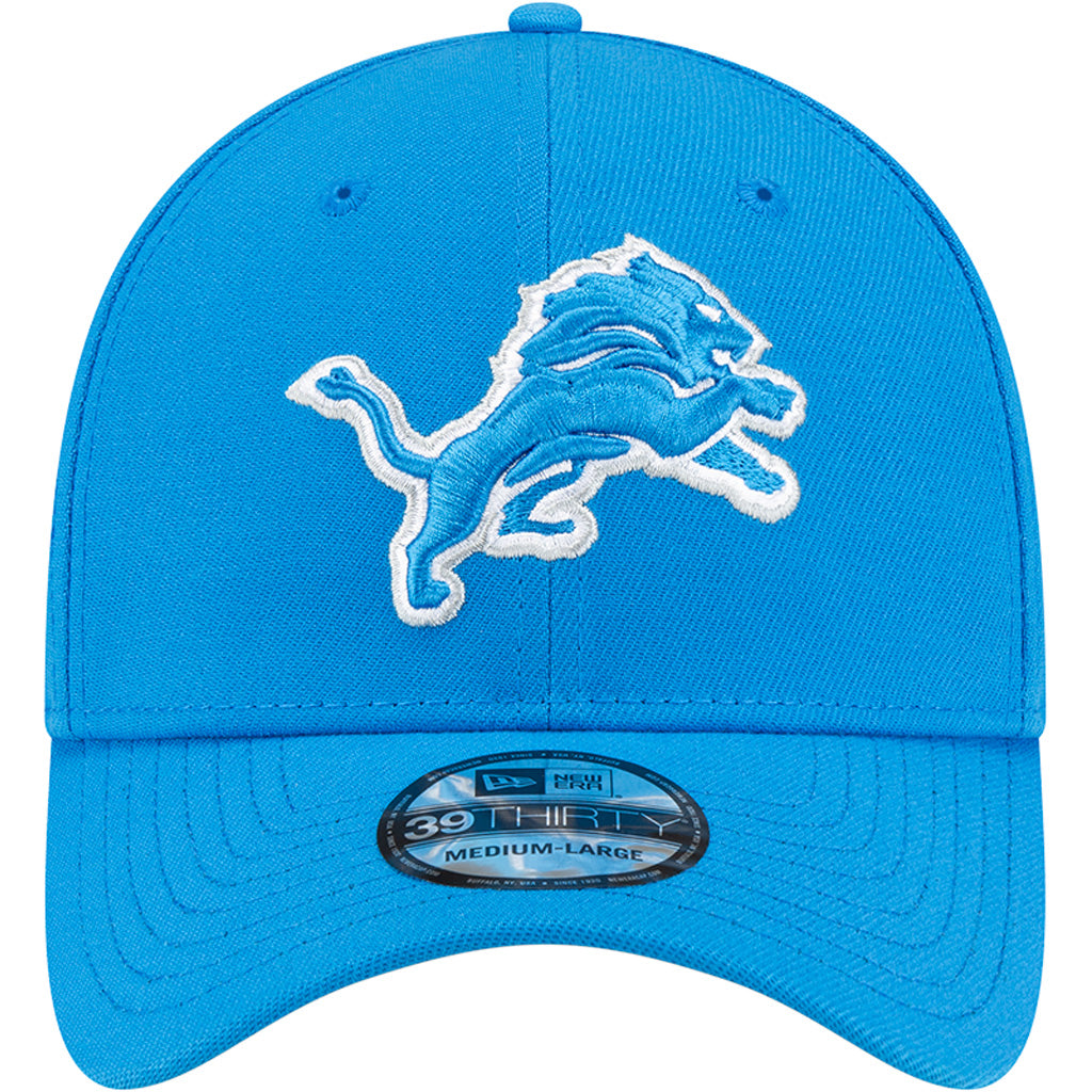 NFL Detroit Lions New Era Team Classic 39THIRTY Flex Fit Hat - Blue