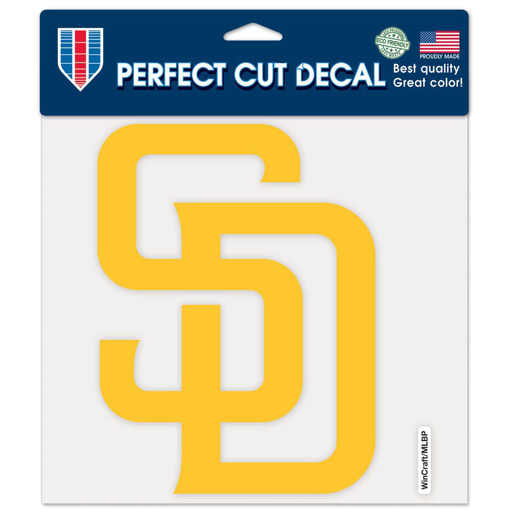 MLB San Diego Padres WinCraft 8&quot; x 8&quot; Logo Decal