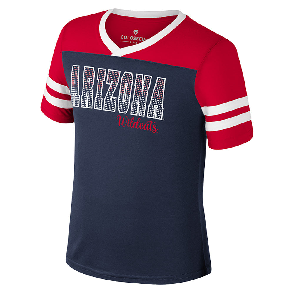 NCAA Arizona Wildcat Girl&#39;s Colosseum Space Opera Tee