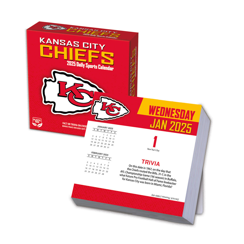 NFL Kansas City Chiefs 2024-2025 Boxed Calendar